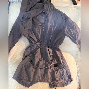 Purple Hooded sun protection Jacket new